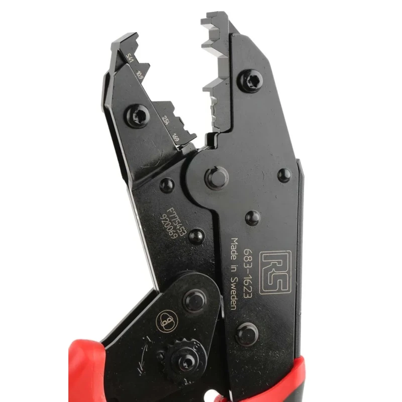 RS PRO Crimp Tool for BNC, TNC Connectors, Original Line, 230mm Length, Alloy Swedish Steel 683-1623