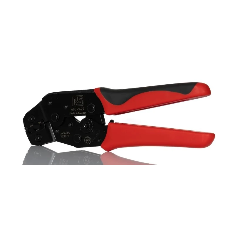 RS PRO Crimp Tool for BNC, TNC and N Type Coaxial Connectors 198mm Adjustable Ratchet 683-1627