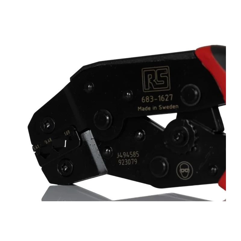 RS PRO Crimp Tool for BNC, TNC and N Type Coaxial Connectors 198mm Adjustable Ratchet 683-1627