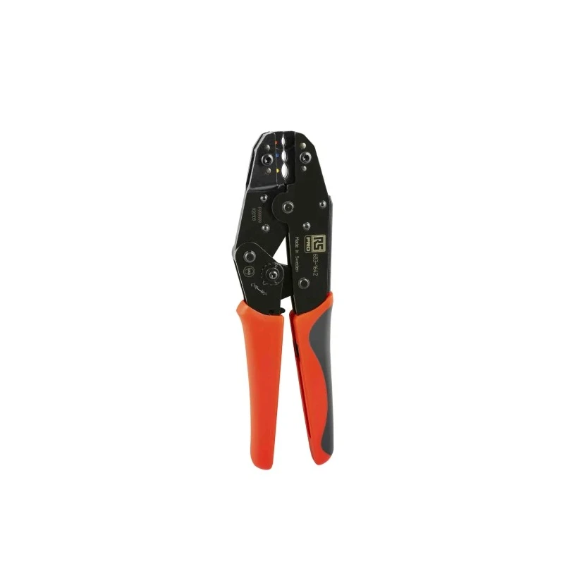 RS PRO Crimp Tool for Blue Heatshrink Terminals Red, Yellow, Adjustable Ratchet, 225mm Length 683-1642