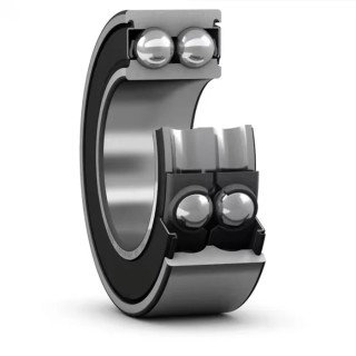 SKF Double Row Angular Contact Ball Bearing 30 mm ID, 62 mm OD, 23.8 mm Width, Sealed, Steel Balls 3206 A-2RS1/MT33