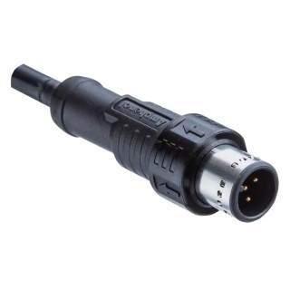 Amphenol Industrial Male 5 Way M12 Sensor Actuator Cable 10 m Polyvinyl Chloride Jacket IP68 M12A-05BMMM-PL8D10