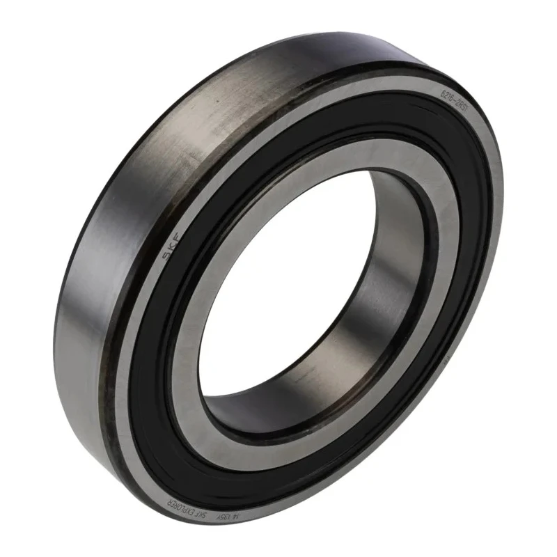 SKF Single Row Deep Groove Ball Bearing 80 mm ID, 140 mm OD, 26 mm Race Width, Sheet Metal Cage, Steel Balls 6216-2RS1