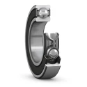 SKF Single Row Deep Groove Ball Bearing 70 mm Inside Diameter, 125 mm Outside Diameter, 31 mm Race Width, Sealed 62214-2RS1