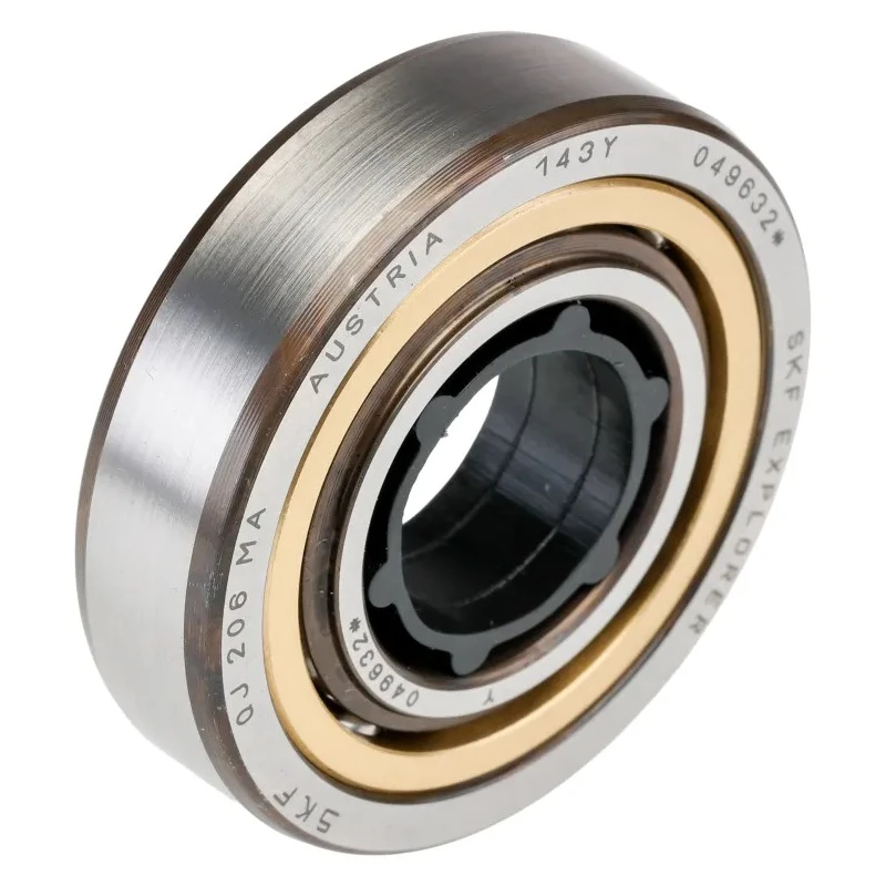 SKF Single Row Angular Contact Ball Bearing QJ 206 MA 30 mm ID 62 mm OD 16 mm Race Width