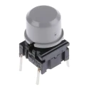 MEC Grey Tactile Switch, SPST Momentary 50mA 24 V dc 14.9mm Height 3FTL6+1D03