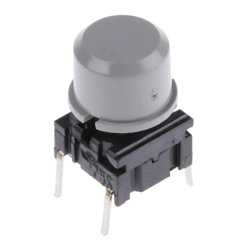 MEC Grey Tactile Switch, SPST Momentary 50mA 24 V dc 14.9mm Height 3FTL6+1D03