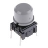 MEC Grey Tactile Switch, SPST Momentary 50mA 24 V dc 14.9mm Height 3FTL6+1D03
