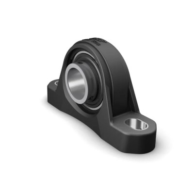 SKF Steel Pillow Block Bearing with 30 mm Inside Diameter, 159 mm Length, Cylindrical Bore, 3800 rpm Limit SYK 30 TR