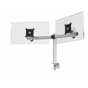 Durable Monitor Arm for Dual Screens Adjustable Desk Clamp Support 21-27 Inch, Max Load 8kg 508523