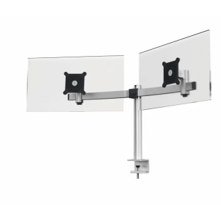 Durable Monitor Arm for Dual Screens Adjustable Desk Clamp Support 21-27 Inch, Max Load 8kg 508523