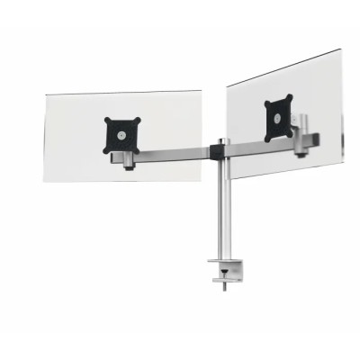 Durable Monitor Arm for Dual Screens Adjustable Desk Clamp Support 21-27 Inch, Max Load 8kg 508523