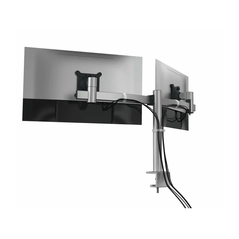 Durable Monitor Arm for Dual Screens Adjustable Desk Clamp Support 21-27 Inch, Max Load 8kg 508523