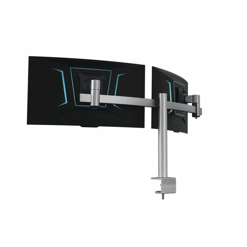 Durable Monitor Arm for Dual Screens Adjustable Desk Clamp Support 21-27 Inch, Max Load 8kg 508523