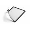 Durable Black A4 Magnetic Wall-Mount Frame 323 mm Height 236 mm Width Plastic Poland 486901