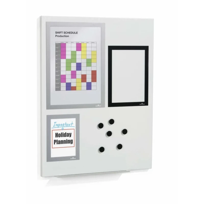 Durable Black A4 Magnetic Wall-Mount Frame 323 mm Height 236 mm Width Plastic Poland 486901