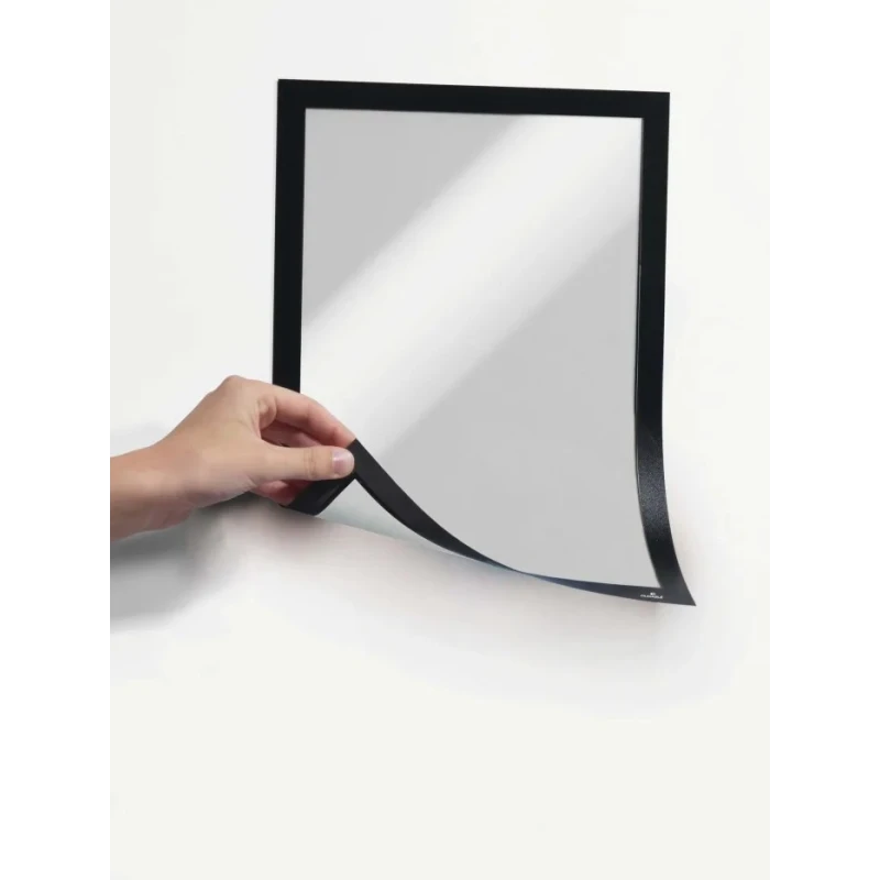 Durable Black A4 Magnetic Wall-Mount Frame 323 mm Height 236 mm Width Plastic Poland 486901