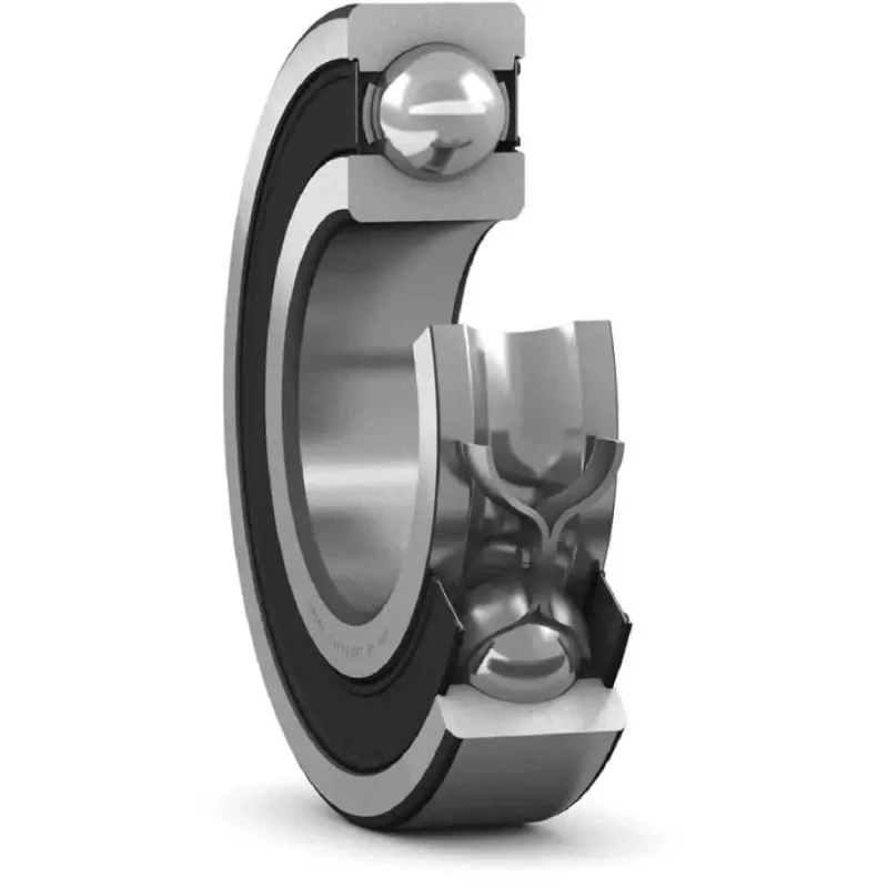 SKF Single Row Deep Groove Ball Bearing 70 mm ID, 125 mm OD, 24 mm Width, Sheet Metal Cage 6214-2Z/C3