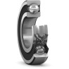 SKF Single Row Deep Groove Ball Bearing 70 mm ID, 125 mm OD, 24 mm Width, Sheet Metal Cage 6214-2Z/C3