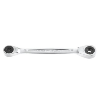 Facom Double Ended Spanner Metric Size 6x8 mm Satin Chrome Finish 128mm Overall Length 464TX.6X8