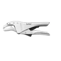 Facom 1-Piece Locking Plier Long Nose, Chrome Finish, 248mm Overall Length 501AMP