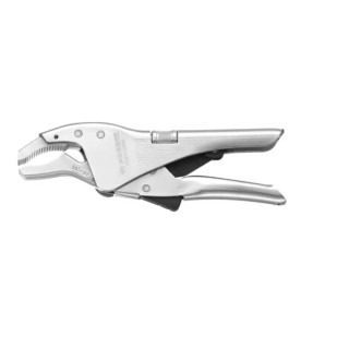 Facom 1-Piece Locking Plier Long Nose, Chrome Finish, 248mm Overall Length 501AMP