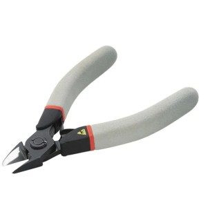Facom Flush ESD Safe Side Cutter Jaw Width 16mm Overall Length 130mm Ergonomic Handle 416.12E