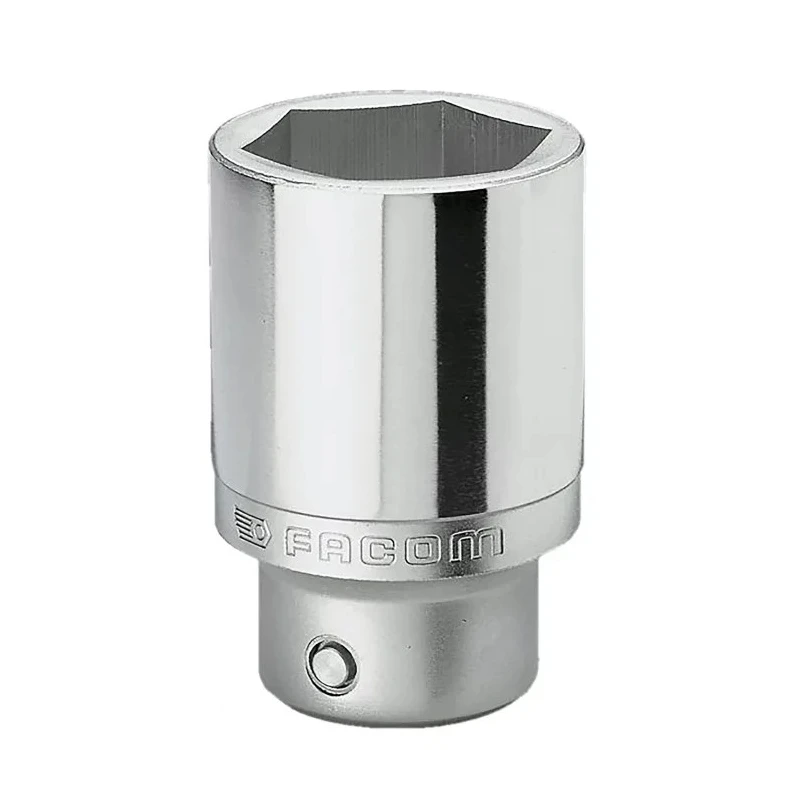 Facom Socket 3/4 in Drive 27 mm 6 Point Square Satin Chrome Finish K.27LA