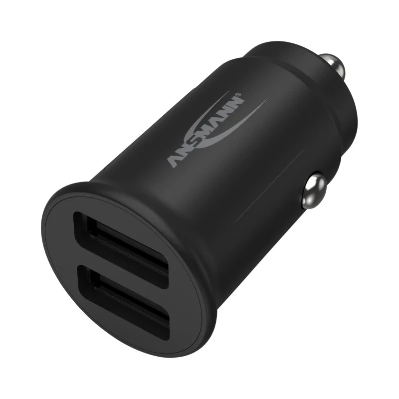 Ansmann Car Charger USB 12V-24V DC Input, 5V DC Output 2.4A, 30W Power, CE Certified 1000-0030-520