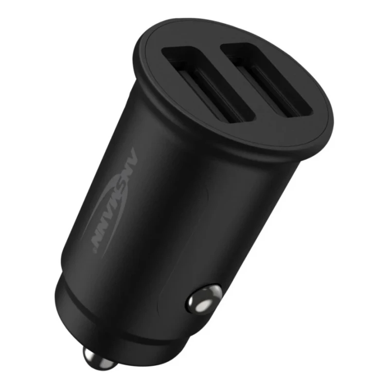 Ansmann Car Charger USB 12V-24V DC Input, 5V DC Output 2.4A, 30W Power, CE Certified 1000-0030-520