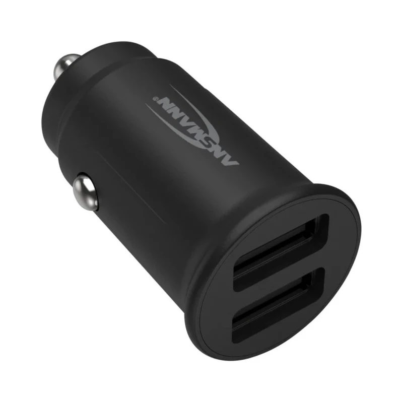 Ansmann Car Charger USB 12V-24V DC Input, 5V DC Output 2.4A, 30W Power, CE Certified 1000-0030-520