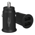 Ansmann Car Charger USB 12V-24V DC Input, 5V DC Output 2.4A, 30W Power, CE Certified 1000-0030-520
