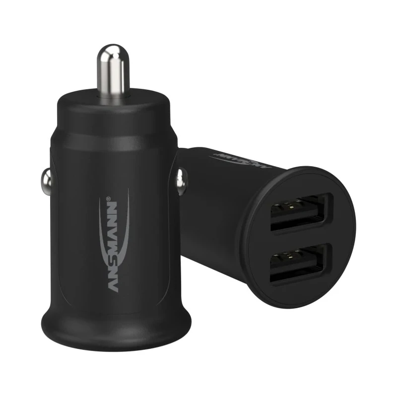 Ansmann Car Charger USB 12V-24V DC Input, 5V DC Output 2.4A, 30W Power, CE Certified 1000-0030-520
