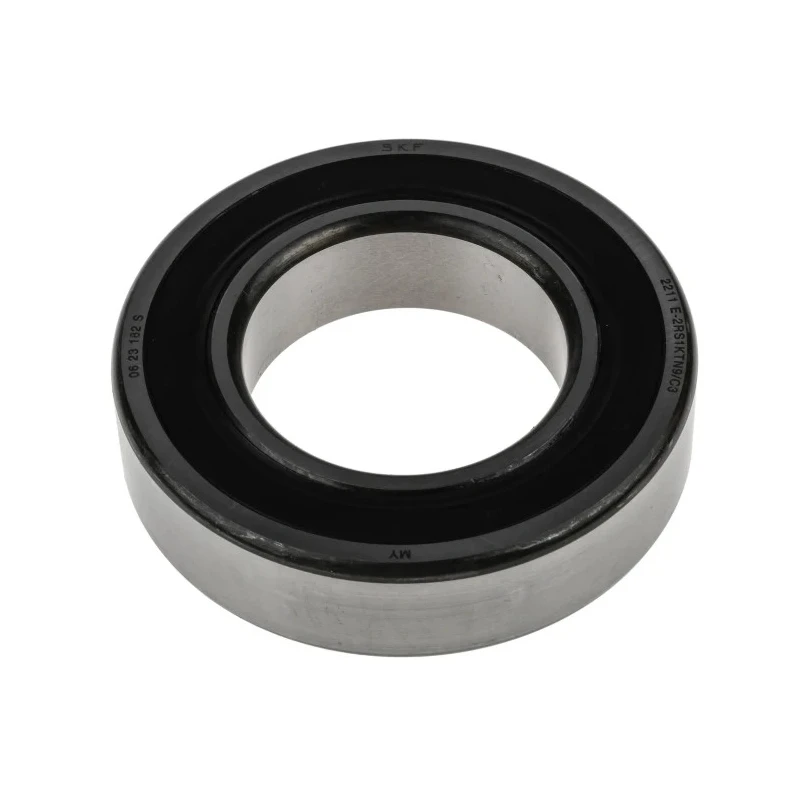 SKF 55 mm ID 2 Row Self-Aligning Ball Bearing with Sealed Non-Metallic Cage, Tapered Bore, 100 mm OD 2211 E-2RS1KTN9/C3