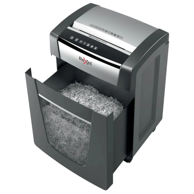 Rexel Momentum M515 30 L Micro Paper Shredder 230V Euro Plug 15 Sheet Capacity 2x15 mm Cut Size 2104577EU