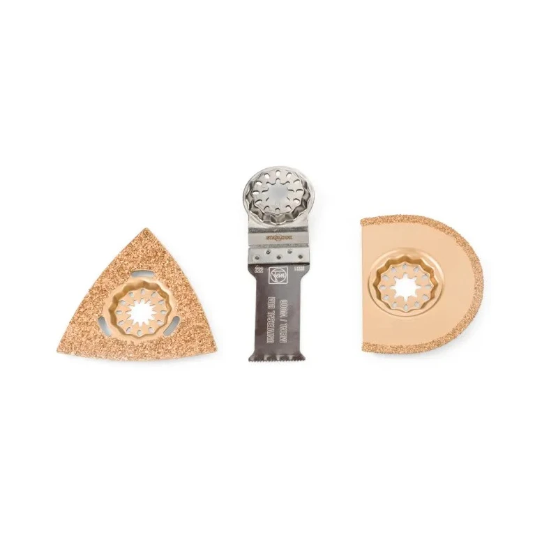 FEIN 3-Piece Oscillating Blade Set Multitool Accessory for use with Multitools with Starlock Mounting 35222967070