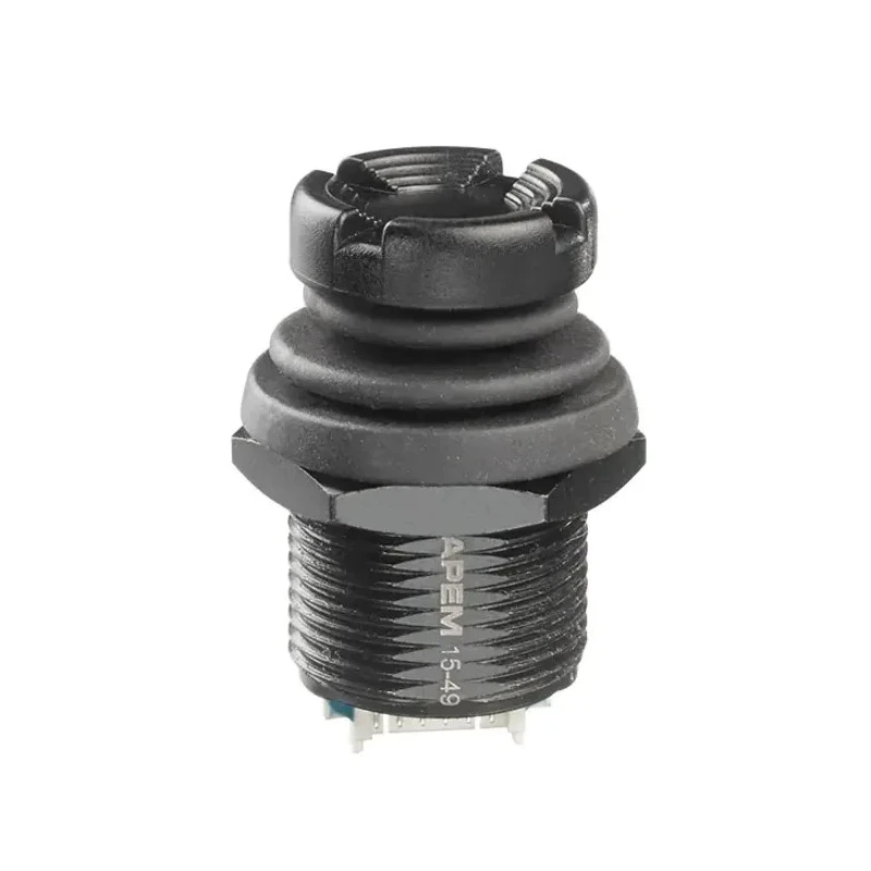 APEM NV 5-Axis Joystick Castle Momentary Switch IP67 IP69K 12 V dc 50mA 