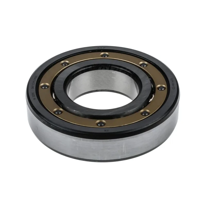 SKF Single Row Deep Groove Ball Bearing 70 mm ID, 150 mm OD, 35 mm Width, Machined Metal Cage, Steel Balls, Model 6314 MA/C3