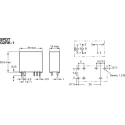 Omron PCB Power Relay 24V DC Coil 5A Switching Current SPDT G2RK-1 DC24