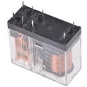 Omron PCB Power Relay 48V DC Coil, 5A Switching Current, DPDT, Solder Terminal G2R-2 DC48
