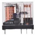 Omron PCB Power Relay 48V DC Coil, 5A Switching Current, DPDT, Solder Terminal G2R-2 DC48