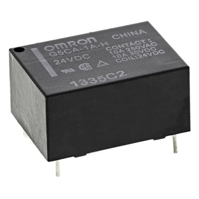 Omron PCB Power Relay 24V DC Coil 10A Switching Current SPST G5CA-1A-H DC24