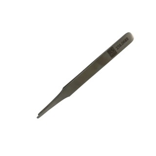 RS PRO 120mm Low Carbon Austenitic Steel Flat, Rounded Tweezer 238-0688