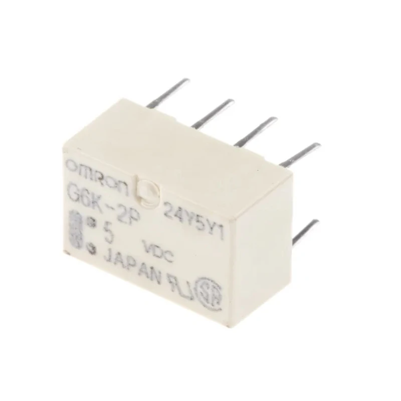 Omron PCB Signal Relay 5V DC Coil 1A Switching Current DPDT G6K-2P 5DC