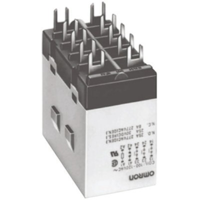 Omron PCB Power Relay 240V AC Coil, 25A Switching Current, DPST-NO, DPST-NC G7J-2A2B-P AC200/240