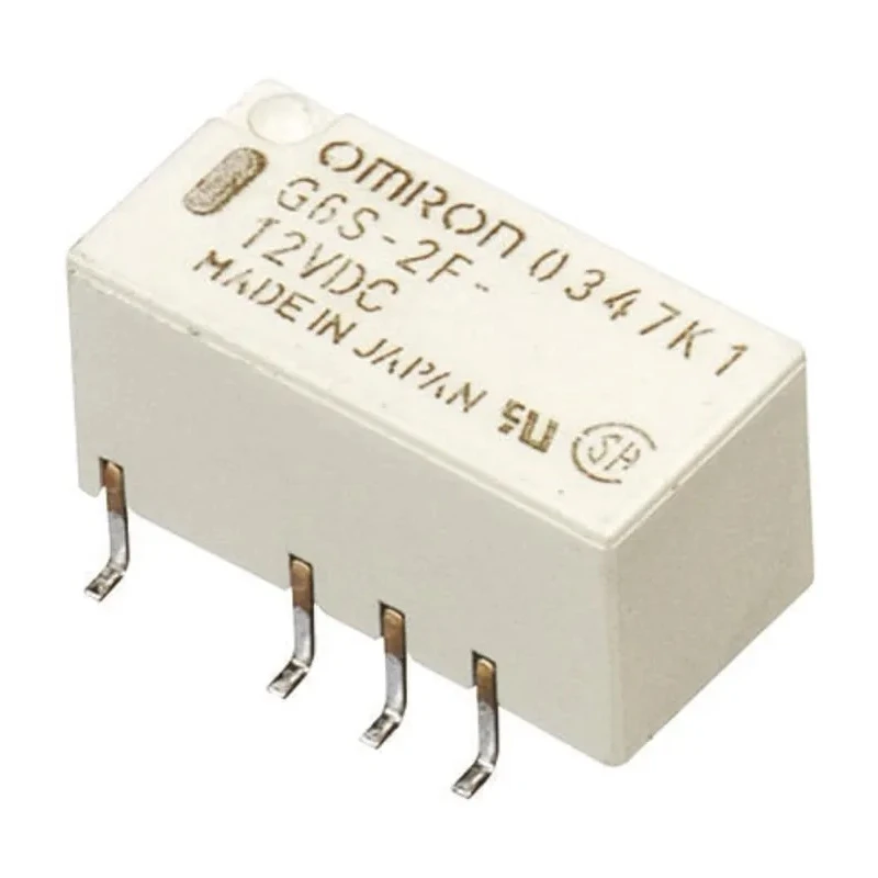 Omron Surface Signal Relay 24V DC Coil, 2A Switching Current, DPDT Contact Configuration G6S-2F DC24