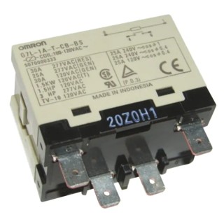 Omron Panel Power Relay 6V DC Coil 30A Switching Current SPST G7L-1A-T DC6