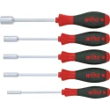 Wiha Hexagon Nut Driver Set, Softfinish Handle, 5 Pieces, Non-Sparking, RoHS Compliant 1034