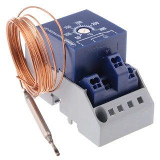 Jumo Capillary Thermostat with +300 °C Maximum Safety Temperature 603070/0002-7-064-000-25-2000-40-10-00-00-000-00-6