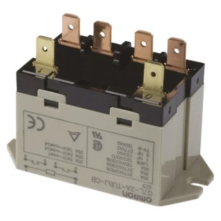 Omron Panel Power Relay DPST 100V dc Coil 25A Switching Current G7L-2A-TUB DC100